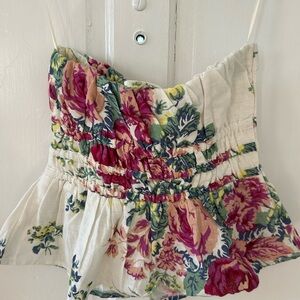 Anthropologie Multicolor Floral Camisole